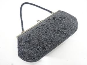 アンティーク　ビーズハンドバッグ